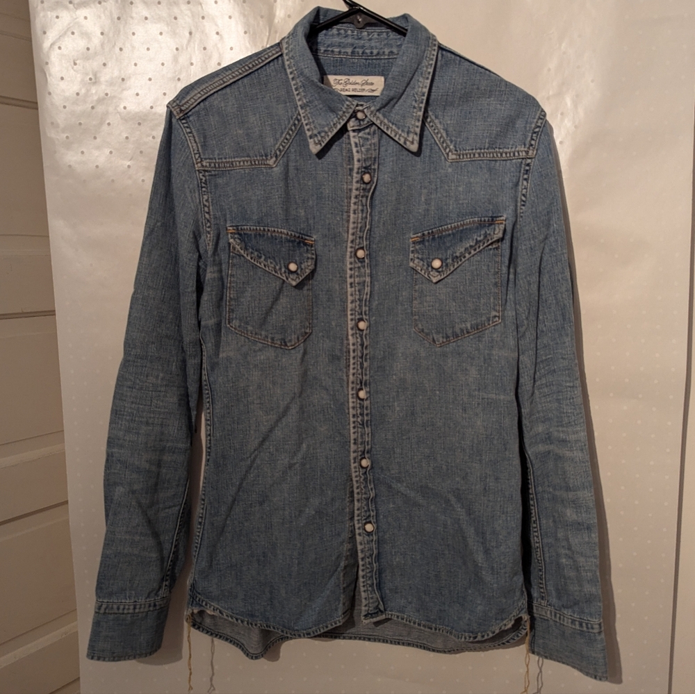 The Golden State Remi Relief denim shirt (Unisex Size L)